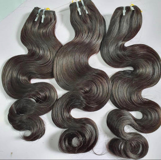 3) 28" Thick Weft